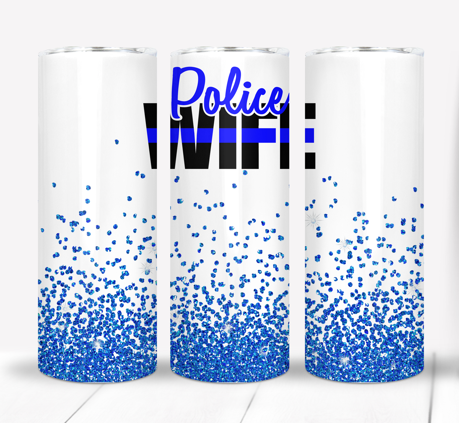 Police Wife 20 ounce Skinny Tumbler