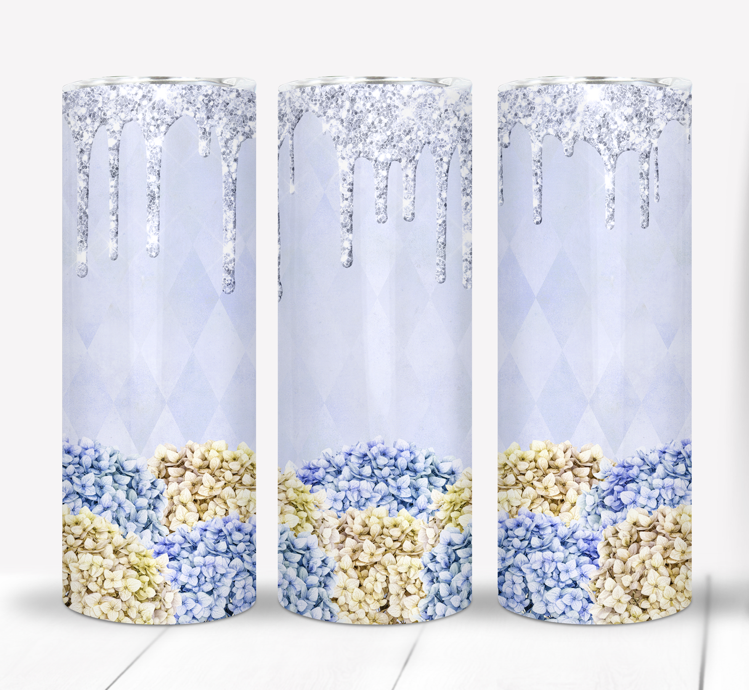 Flowers 20 ounce Skinny Tumbler