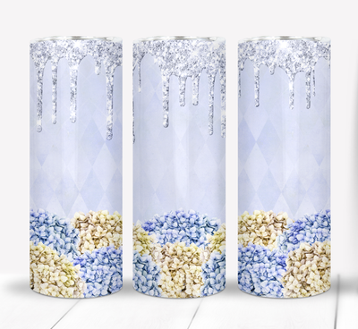Flowers 20 ounce Skinny Tumbler
