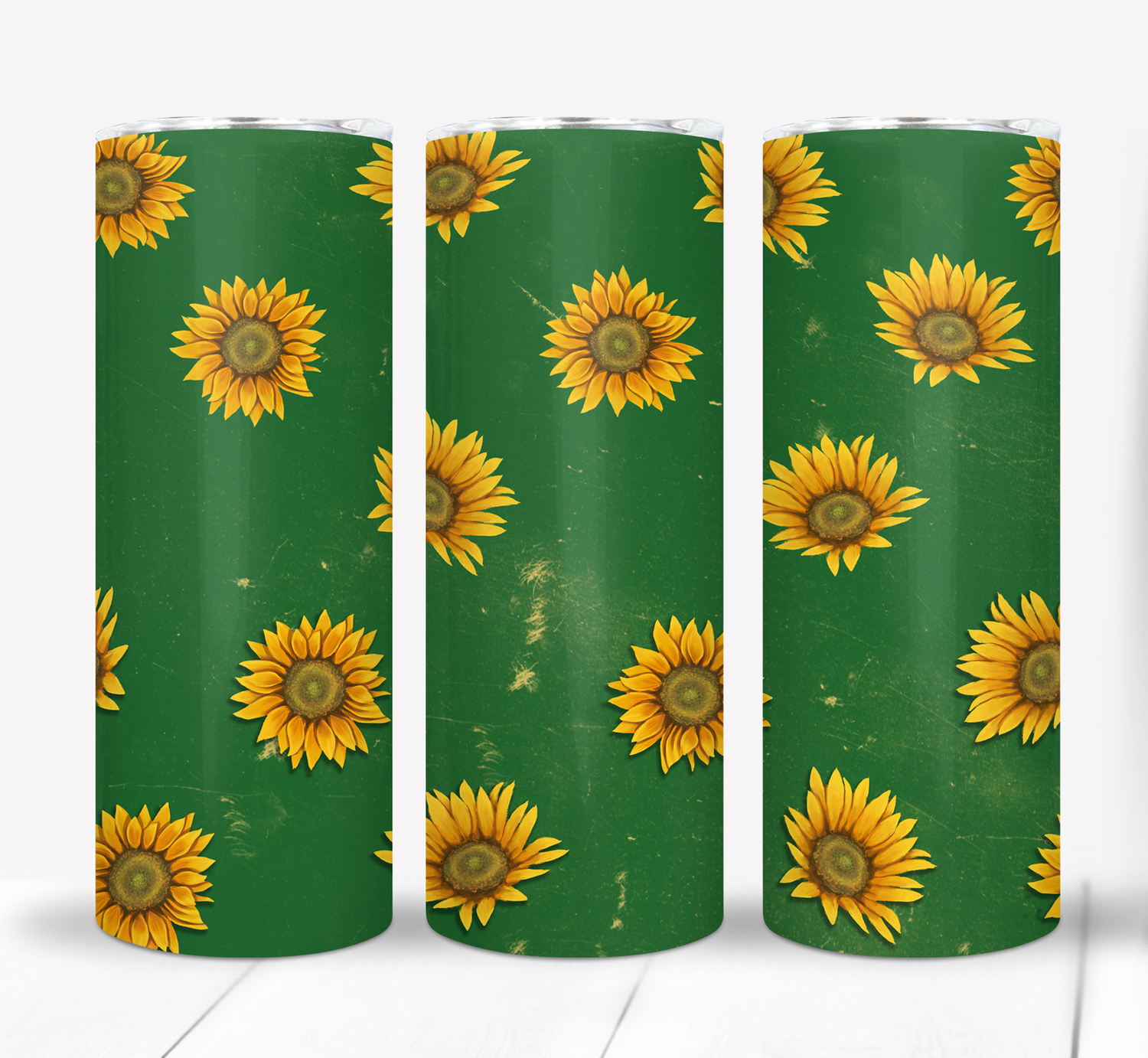 Sunflowers 20 ounce Skinny Tumbler