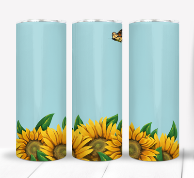 Sunflowers 20 ounce Skinny Tumbler