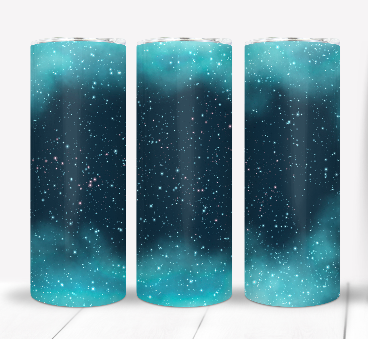 Blue Outer Space 20 ounce Skinny Tumbler