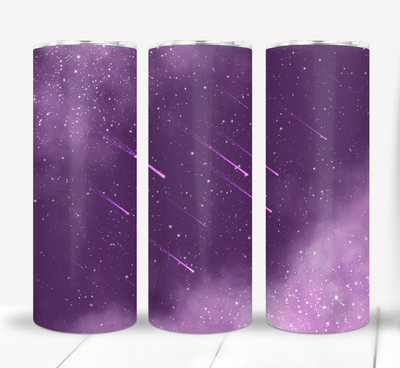 Purple Outer Space 20 ounce Skinny Tumbler