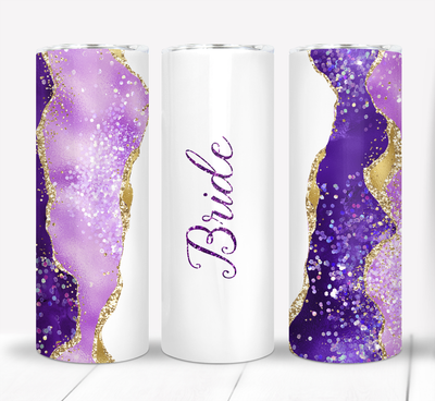 Purple Bride 20 ounce Skinny Tumbler