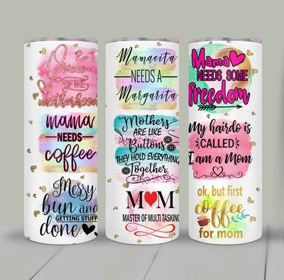 Mom Notes and Sayings Mother&#39;s Day Gift 20 ounce Skinny Tumbler