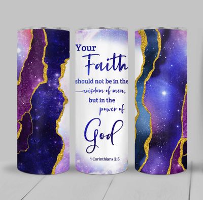 Religious 20 ounce Skinny Tumbler