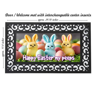 Happy Easter my peeps doormat