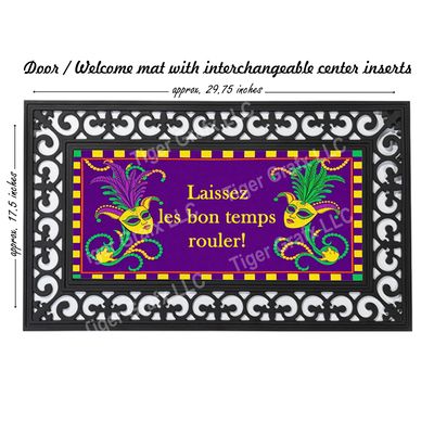 Mardi Gras Laissez les bon temps rouler doormat