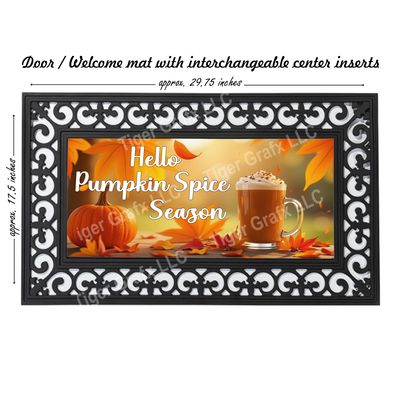 Hello pumpkin spice season doormat