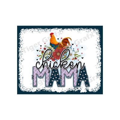 Chicken Mama - 8x10 inch Rectangle Metal Sign