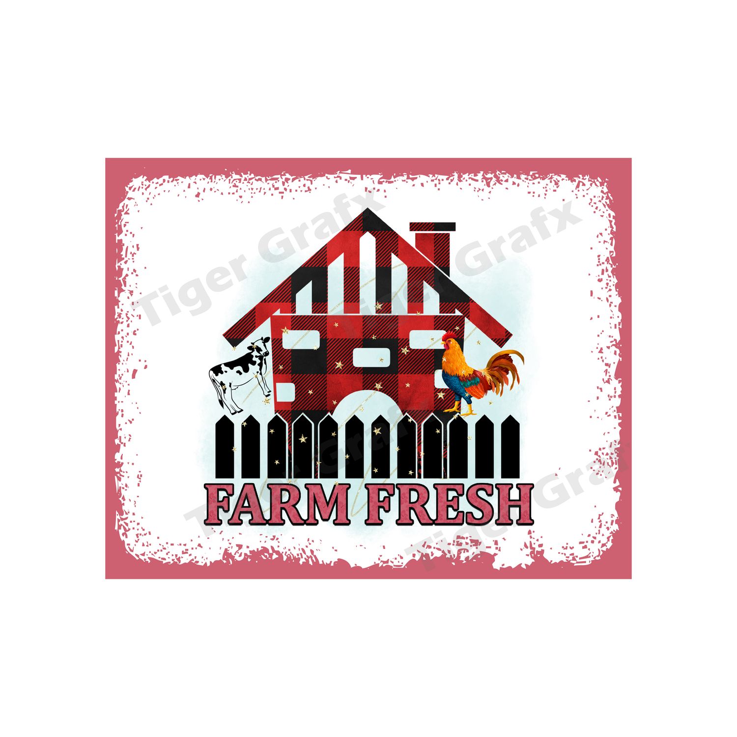 Farmhouse - 8x10 inch Rectangle Metal Sign