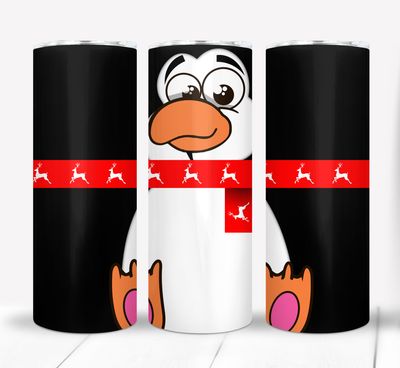 Penguin Christmas 20 ounce Skinny Tumbler
