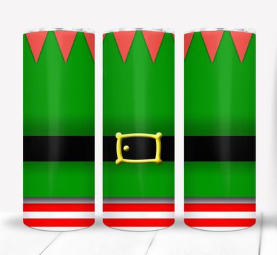 Elf suit Christmas 20 ounce Skinny Tumbler