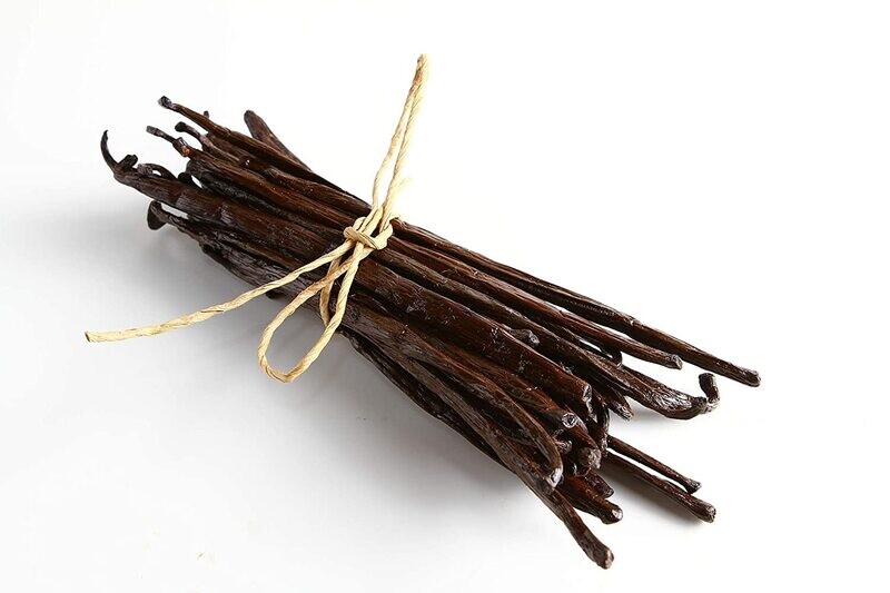 Vanilla Bean Pods Grade A - Bundle of 20 Sticks