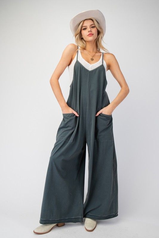 Mineral washed Jumpsuit