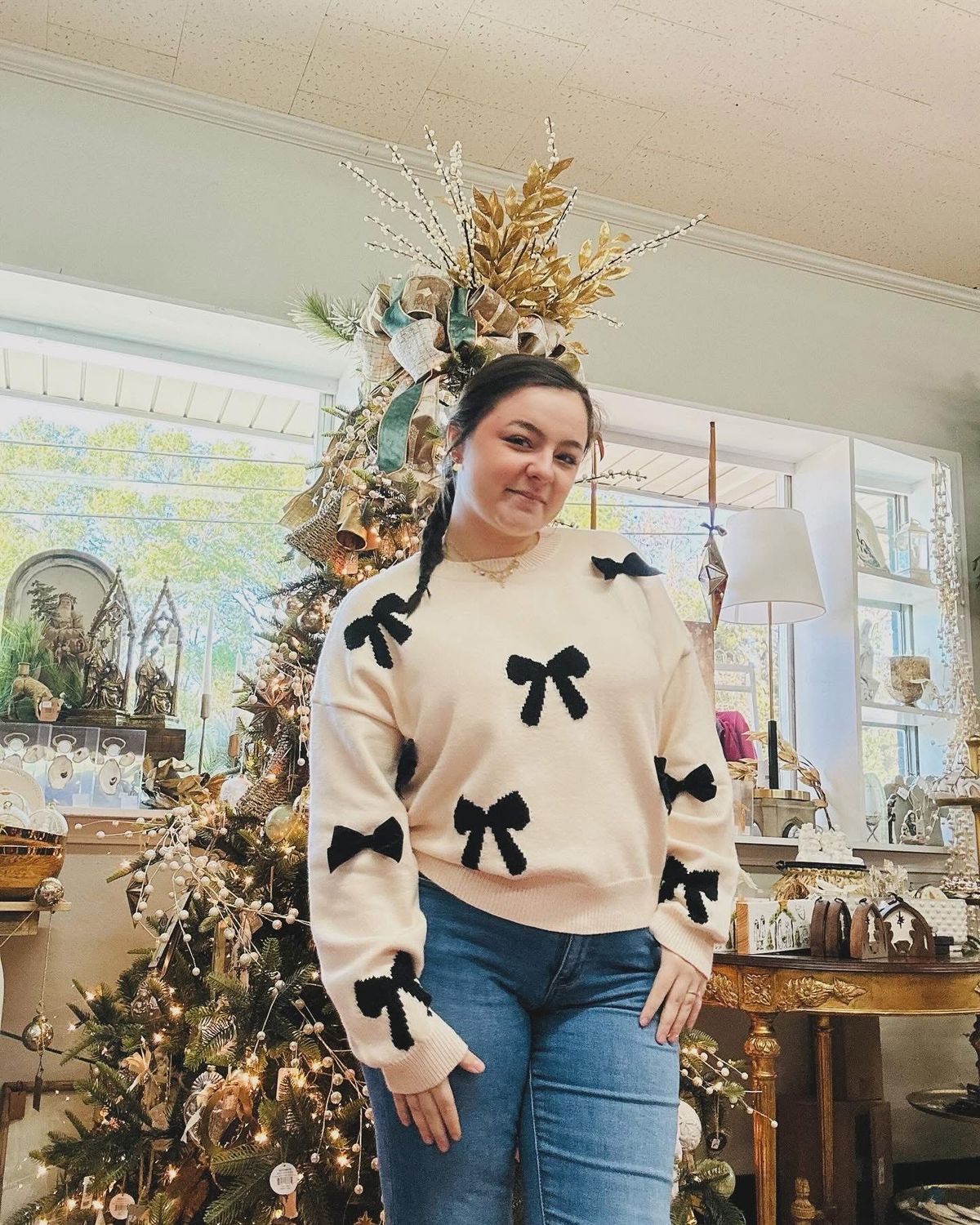 Bow Knit Sweater