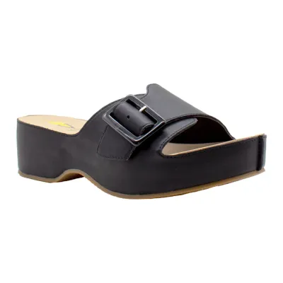 Volatile Bertha Faux Leather Sandal w/Tortoise