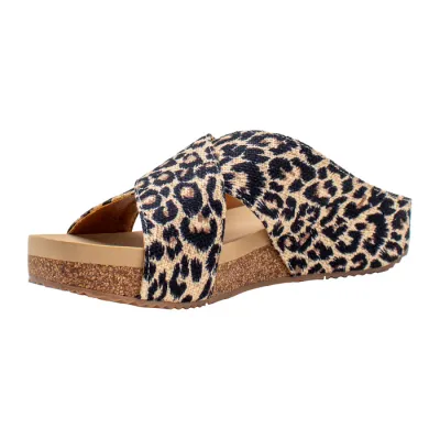 Volatile Ablette Linen Criss Cross Sandal