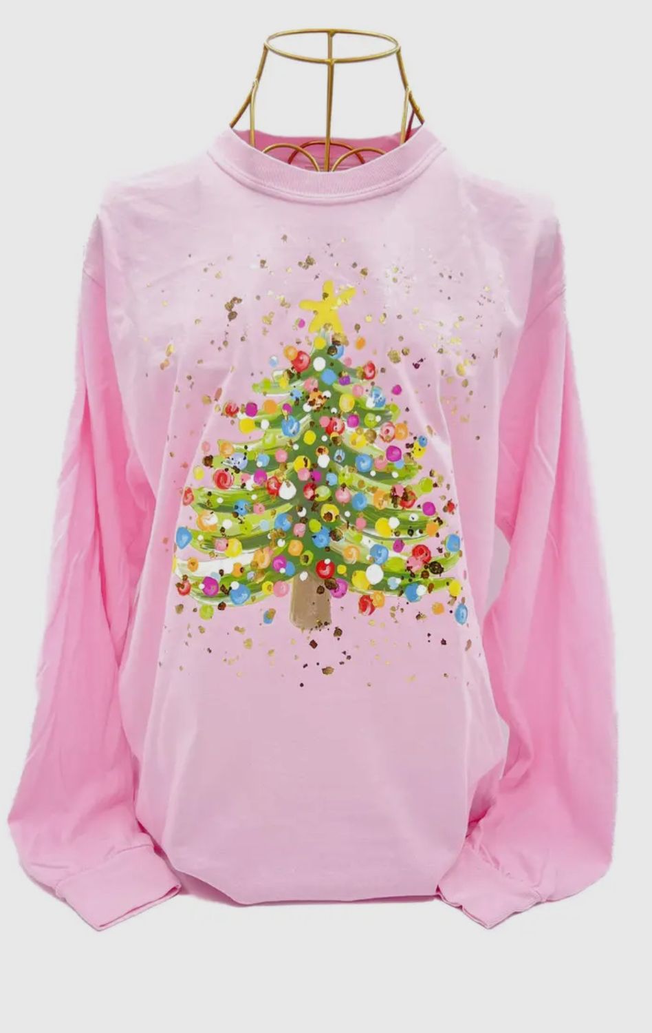 Gold Foil Christmas Tee Tre