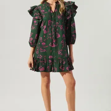 Close To You Sammy Ruffle Drop Waist Dress