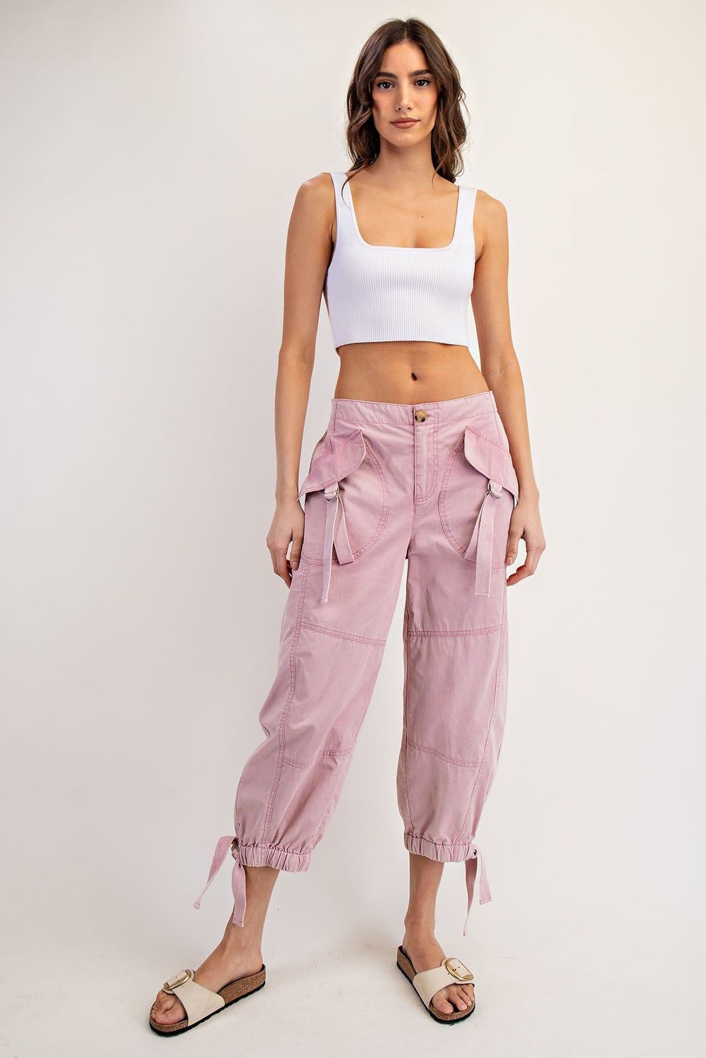 Flap Pocket Cargo Jogger Pants