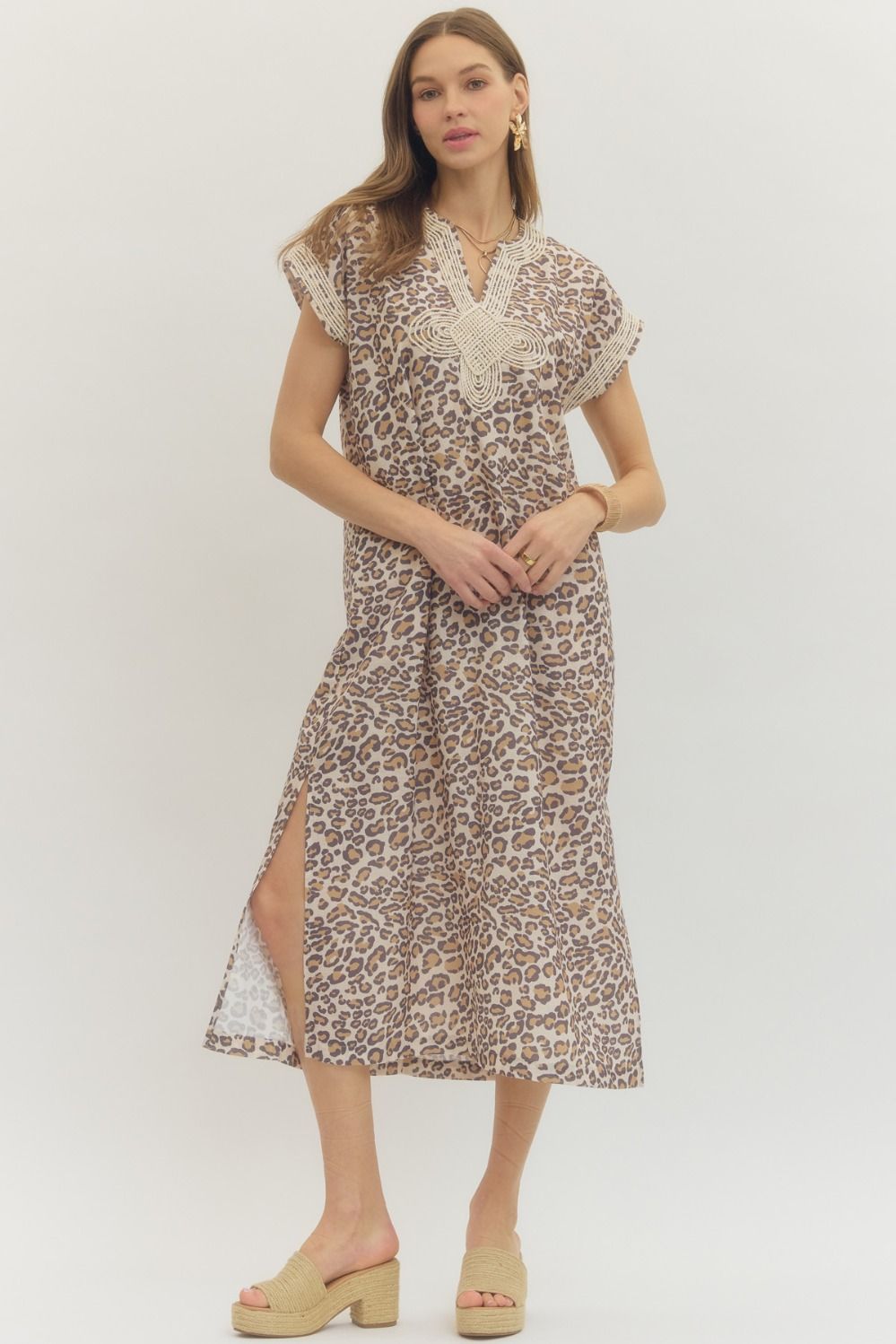 Lightweight Leopard Dress