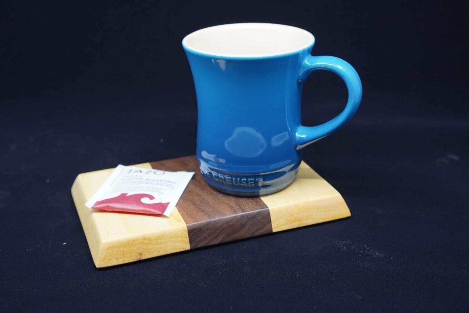 Walnut and Maple Trivet oversize tea coaster