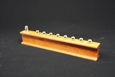 Modern Hunakkah Menorah Wooden I-Beam Design