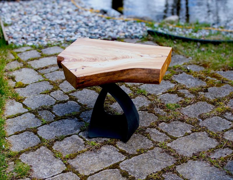 American Elm Live edge Slab table