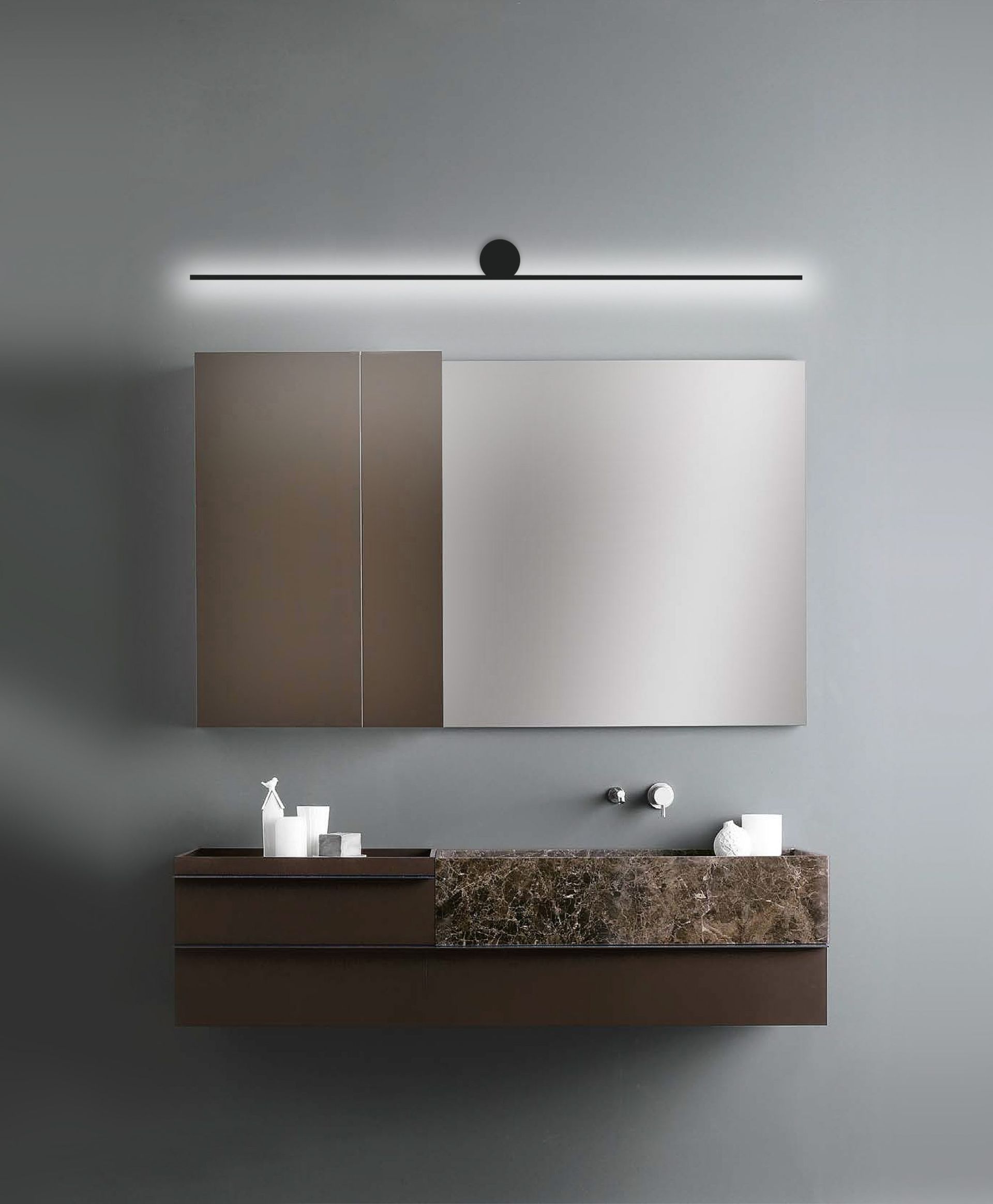 LUMINARIA SOB PARED MOD GRAFF