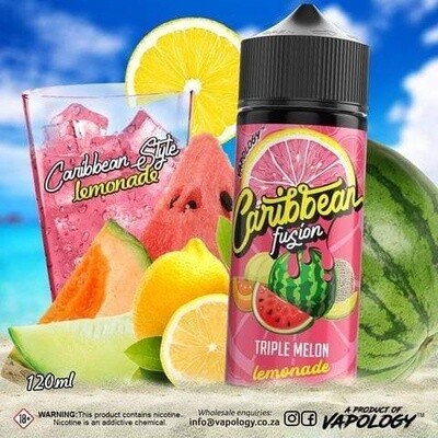 Caribbean Fusion Triple Melon Lemonade - 120ml - 3mg