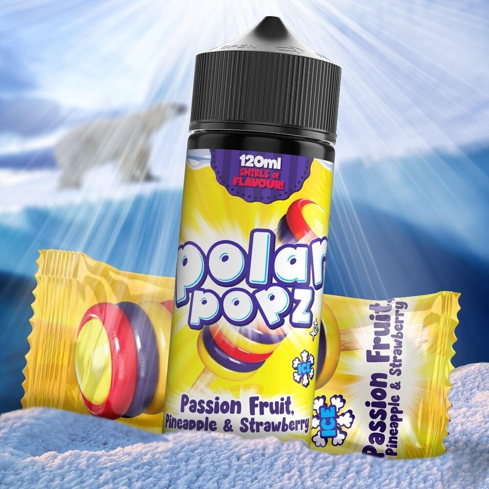 Polarpops Passion Fruit - 120ml - 3mg