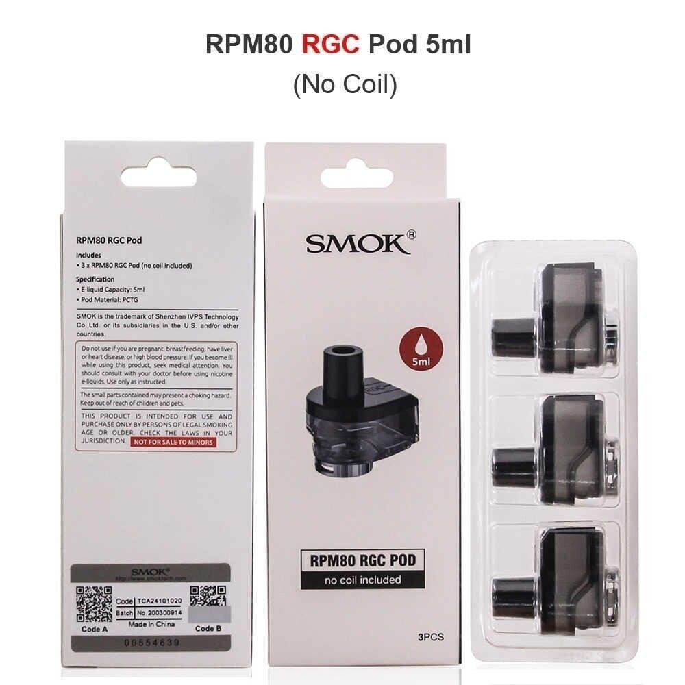 Smok RPM80 RGC POD REPL 5ML