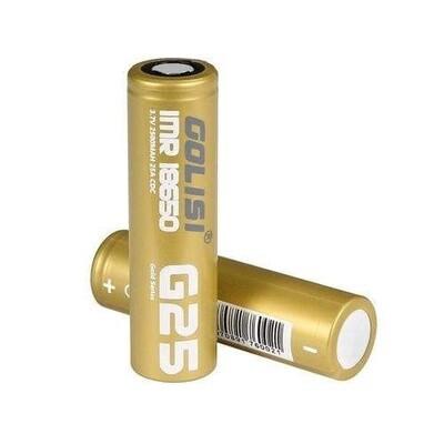 Golisi - G25 Battery - 2500mAh - 3.7V (2 pack)