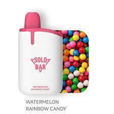 Solo Bar T7000 Watermelon Rainbow Candy - 50mg - Disposable
