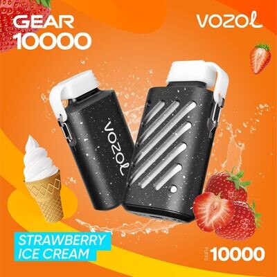 Vozol - Gear 10000 Disposable - Strawberry Ice Cream 50mg