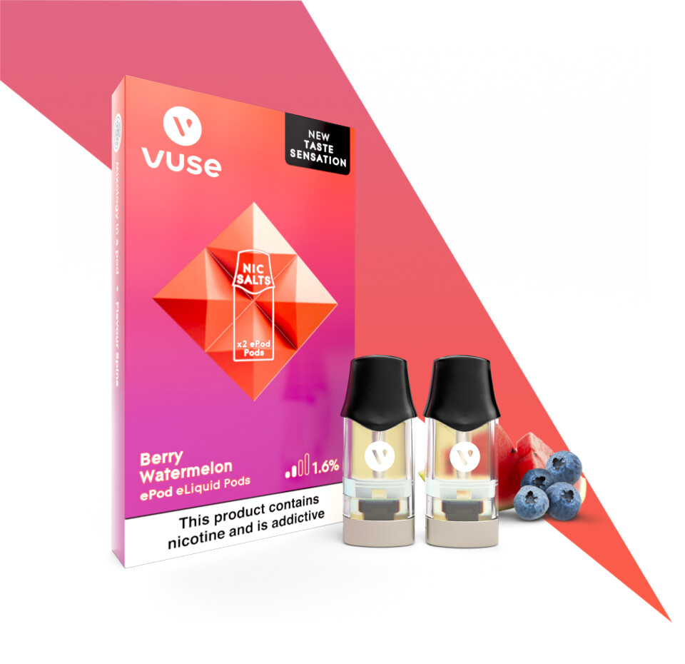 Vuse e-Pods - Berry Watermelon  1.6 / 1.8%