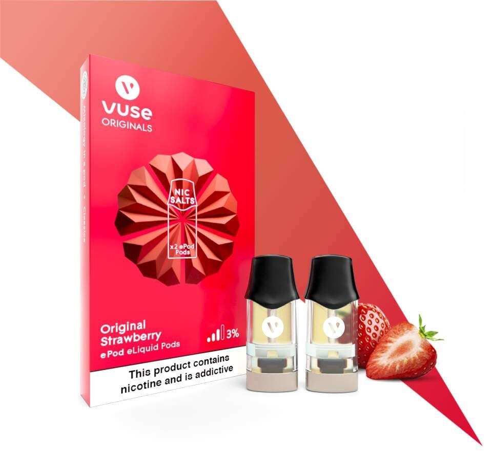 Vuse e-Pods - Original Strawberry 3%