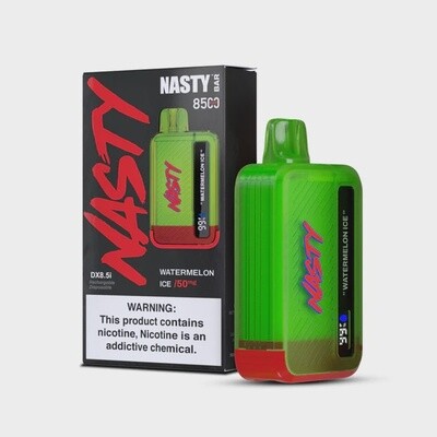 Nasty Bar - 8500 Puff 50mg Disposable - Watermelon Ice