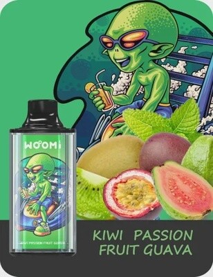 Woomi Space 8000 Rechargeable Disposable - Kiwi Passionfruit Guava - 2%