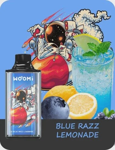 Woomi Space - 8000 Puff - Blue Razz Lemonade - 5%