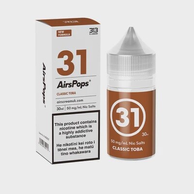 Airscream - AirsPops 313 Classic Tobacco - 30ml - 40mg