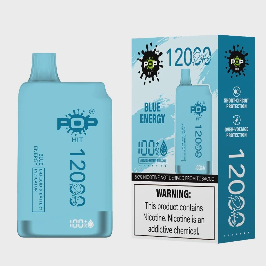 Pop Hit - 12000 Puff - Blue Energy - 50mg