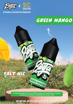 Binjai XL - Green Mango - 30ml - 25mg Salt Nic