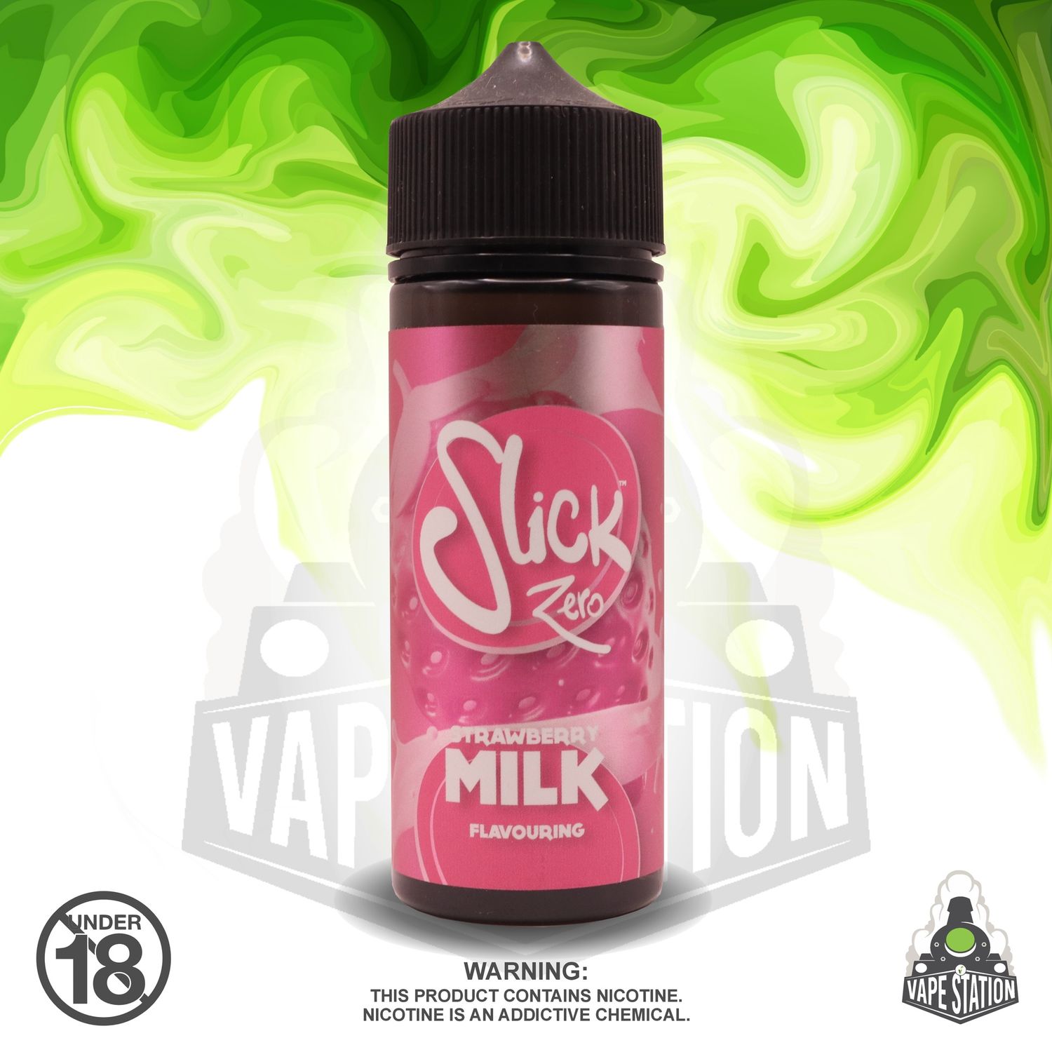 Slick Zero - Strawberry Milk - 120ml LONGFILL (Flavour Only)