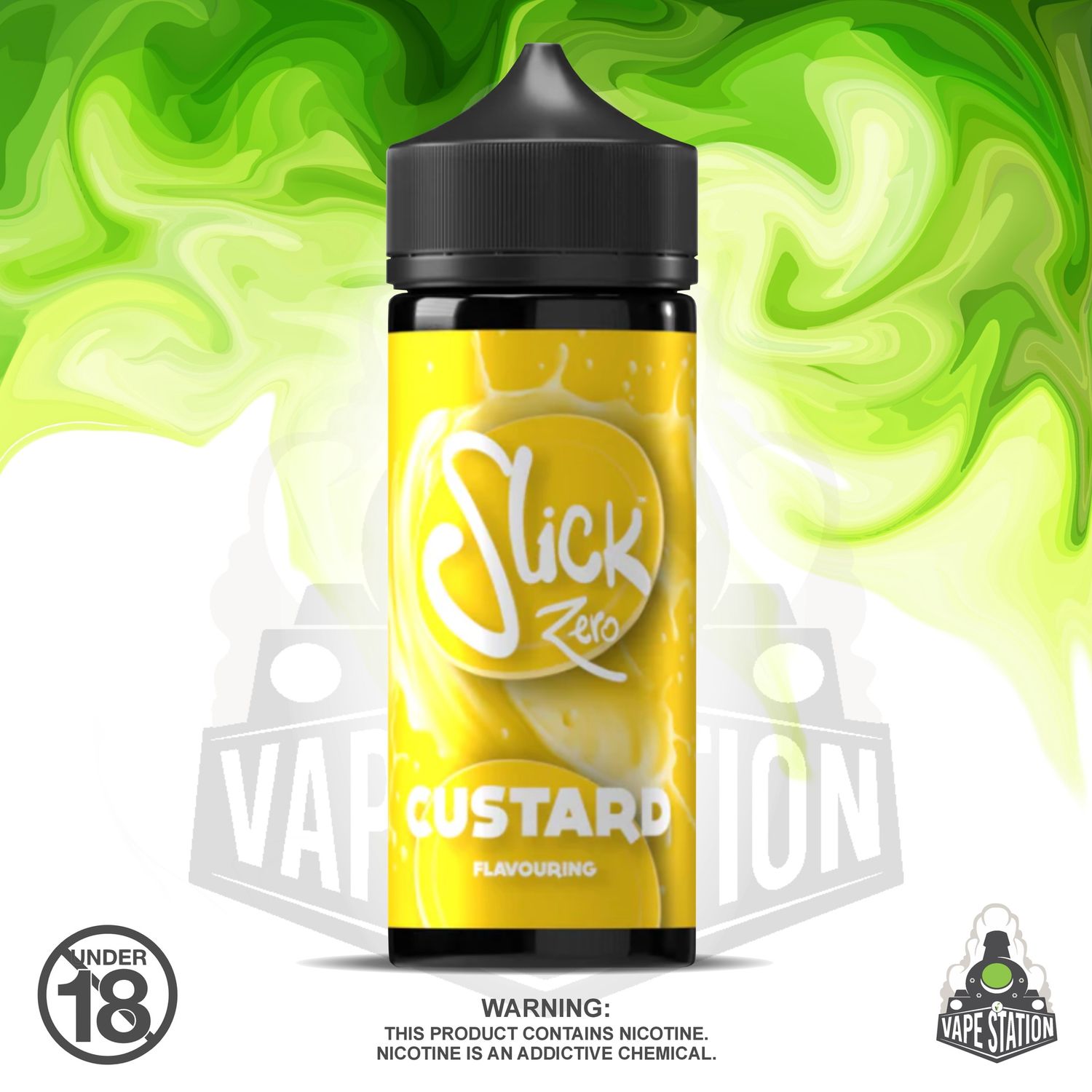 Slick Zero - Custard - 120ml LONGFILL (Flavour Only)