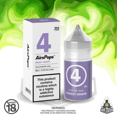Airscream - AirsPops 313 Freezy Grape - 30ml - 40mg