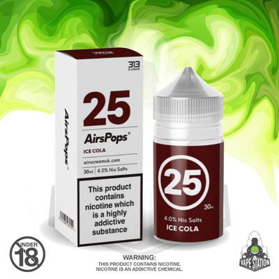 Airscream - AirsPops 313 Ice Cola - 30ml - 40mg