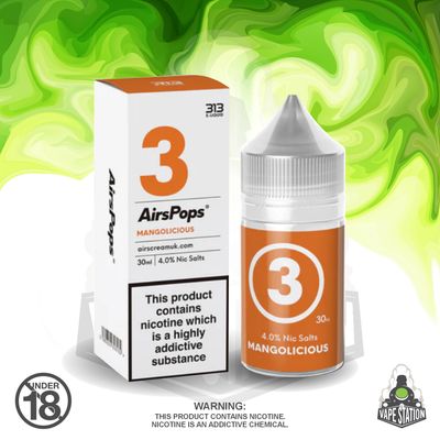 Airscream - AirsPops 313 Mangolicious - 30ml - 40mg