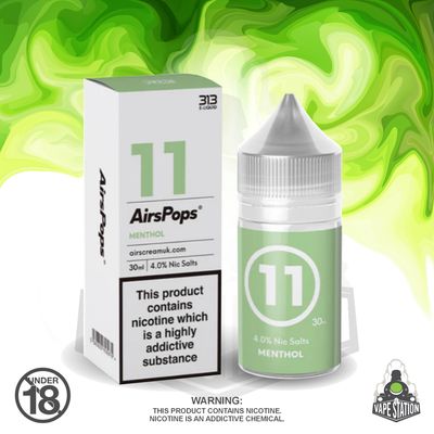 Airscream - AirsPops 313 Menthol - 30ml - 40mg